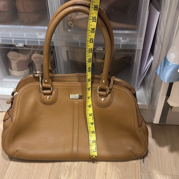 Cole Haan Leather double strap work bag. Leather tassel included - Picture 6 of 7